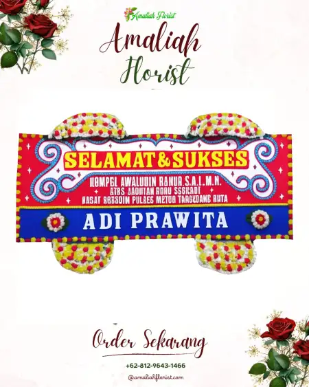 Papan Bunga Ucapan Selamat Pepera