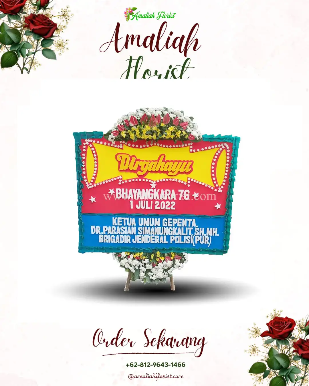 Papan Bunga HUT Ulang Tahun Pepera